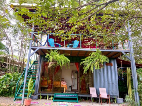 organic farm tiny house near the beach